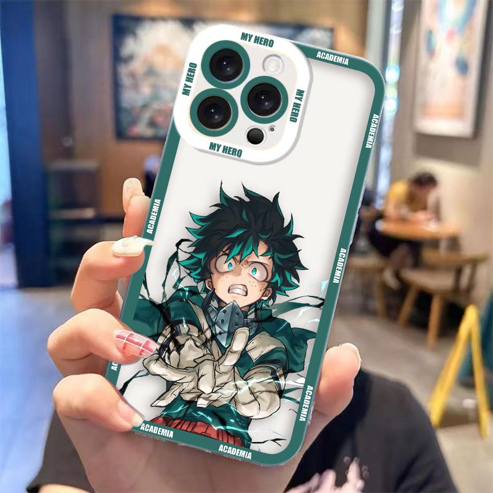

My Hero Academia Izuku Clear Phone Case For VIVO V20 V21 V21E V23 V23E V25 V27 V27E V29E V30E V30 V40 V50 V60 Y02 Y03 Cover Case VIVOV30LITE5G