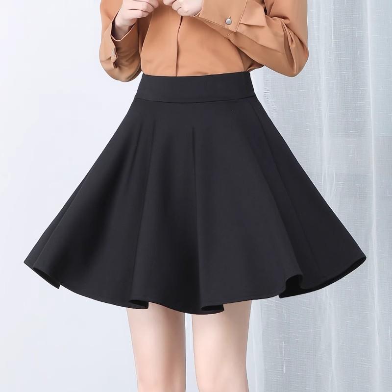 Women's Summer Skirts Summer Silk cotton Mini Skirt Pleated Skirt High waisted A line Tiered Casual Design forward Slimming All Match Versatile Skirt