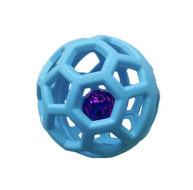 Interactive TPR Hollow Bell Ball for Pet Dog Training and Teeth Cleaning