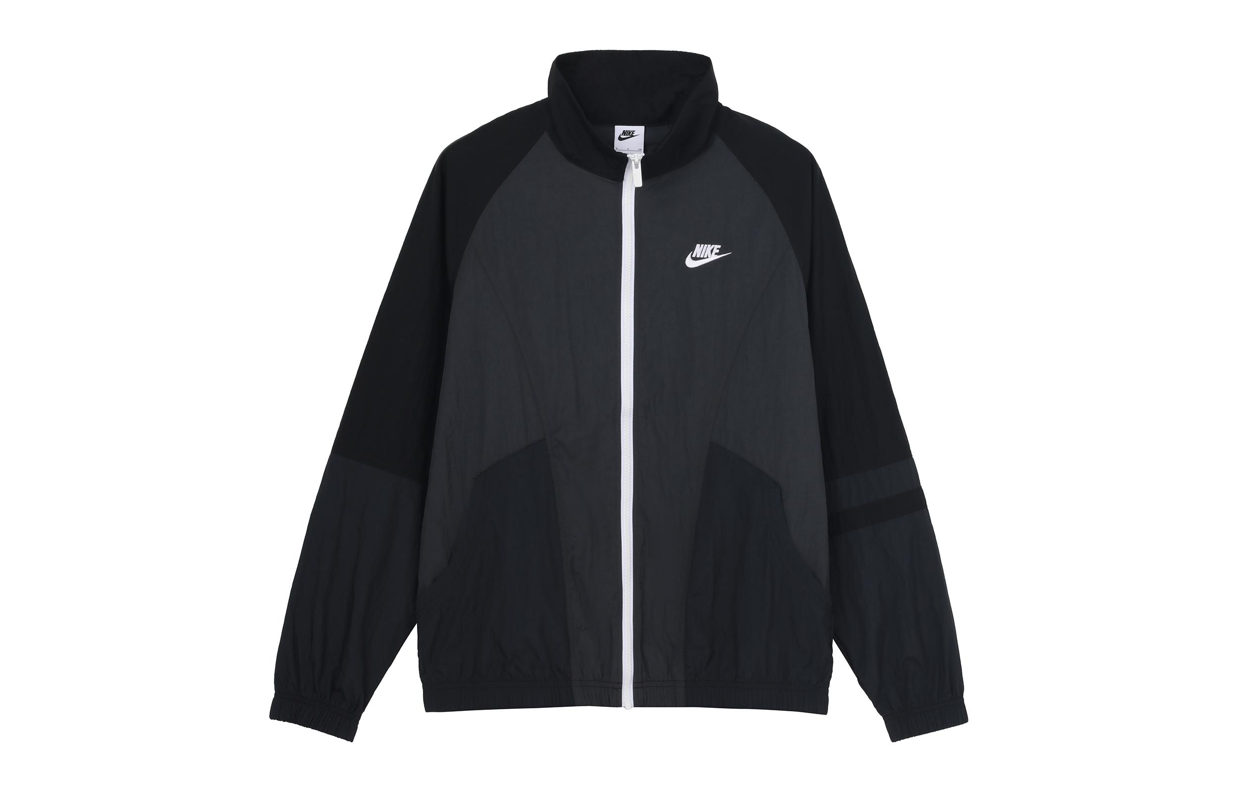 Nike Jackets Men s Black Stand Collar Moderate Other DD6171-060 S