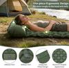 Camping Sleeping Pad Ultralight Inflatable Sleeping Mat Sleeping Mattress Portable Camping Mat with Built-in Foot Pump