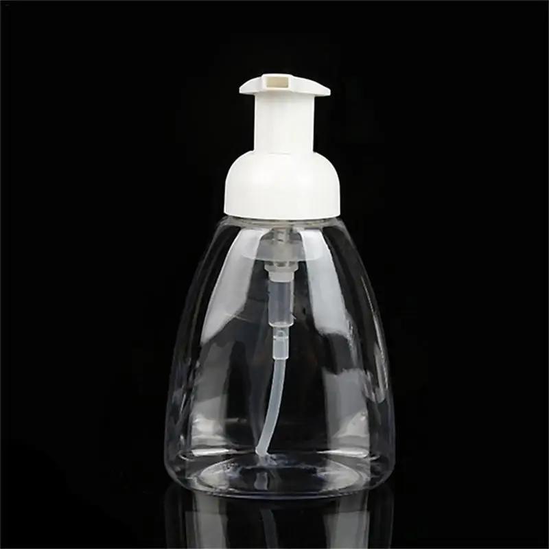 300ml 1pcs Plastic Bottle Foam Pump Cleaning Flask Hand Soap Shampoo Travel Dispenser Transparent Bottle