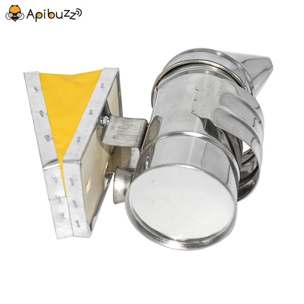 Beekeeping Manual Mini Bee Smoker with Hanging Hook - Stainless Steel Smoker Bee Hive - Bee Keeping Accessories and Tools - Apiculture Equipment