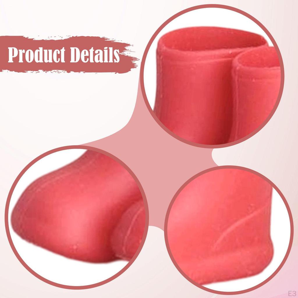 Doll Miniature Shoes Flexible Nonslip Rain Boots Toy Costume Replacement Silicone Handmade