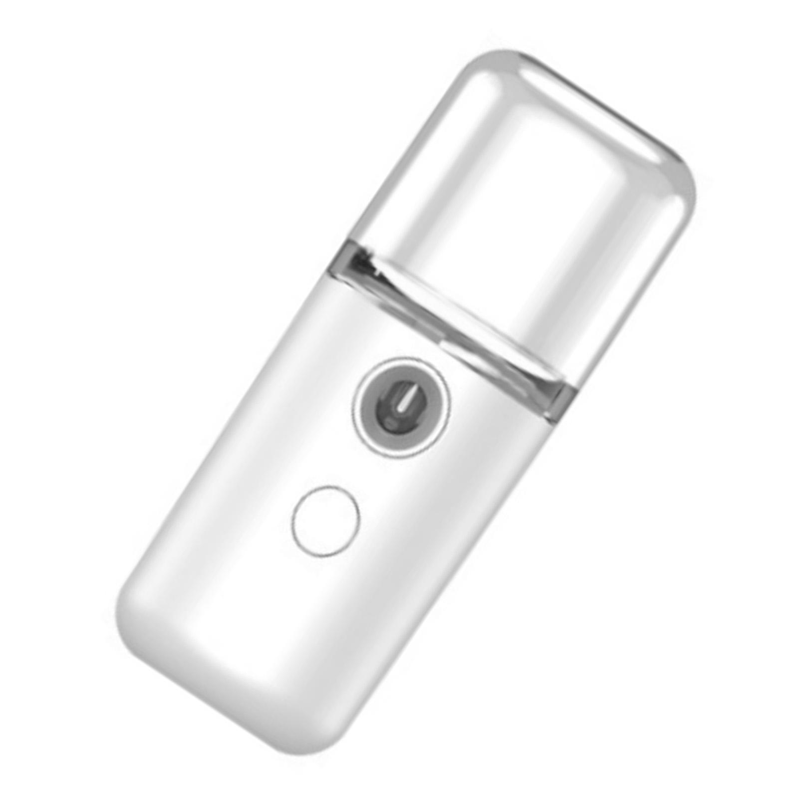 

Нано распылитель для лица ABS корпус Карманный размер USB зарядка Водный увлажнитель для лица для увлажнения White