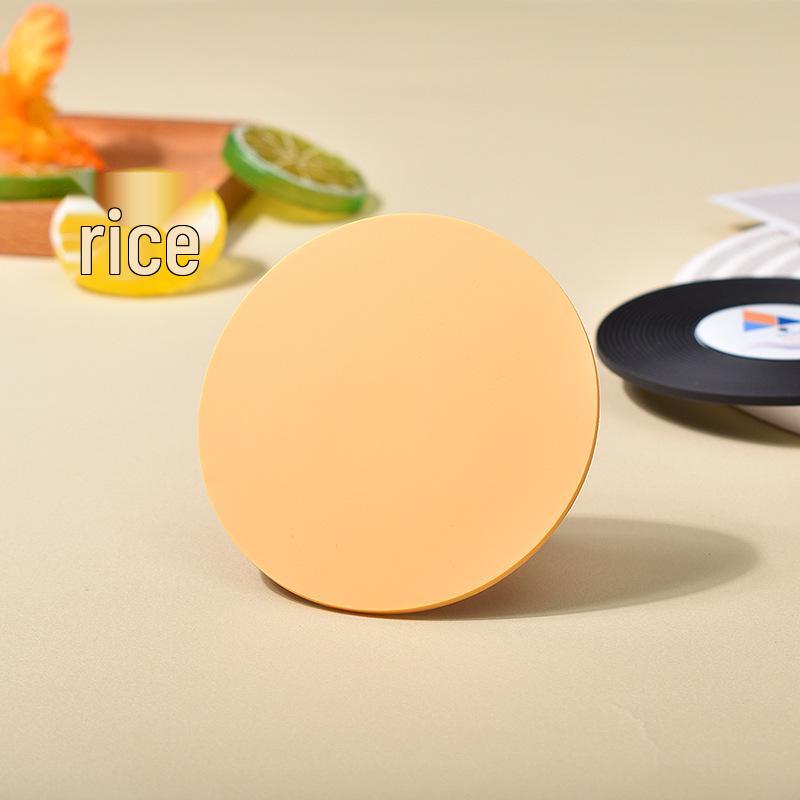 Printed Soft Rubber Coaster Mat - Heat-Resistant Dining Table Bowl Pad for Cafe & Hotel