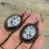 Pinolith Jasper Earring Electroformed Copper Earrings Original Gemstone Jewelry Latest Design Earring Handmade Copper Jewelry Gifts For Wife