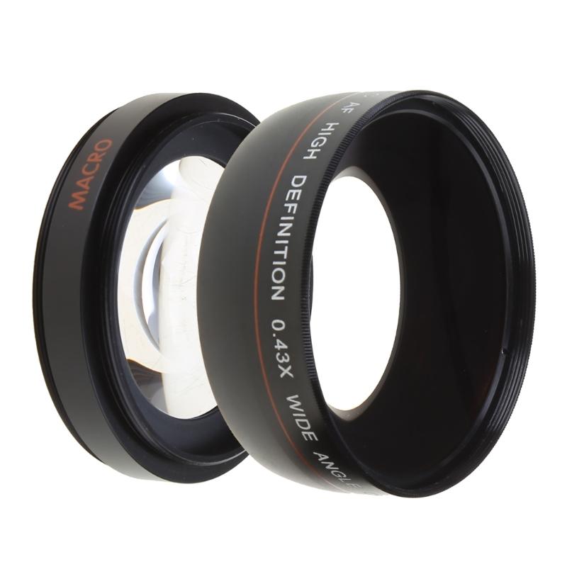 High Definition Wide-angle Macro Lens 55mm 0.45X Multi-layer Coated Wide Angle Lens with Macro Portion for Camera