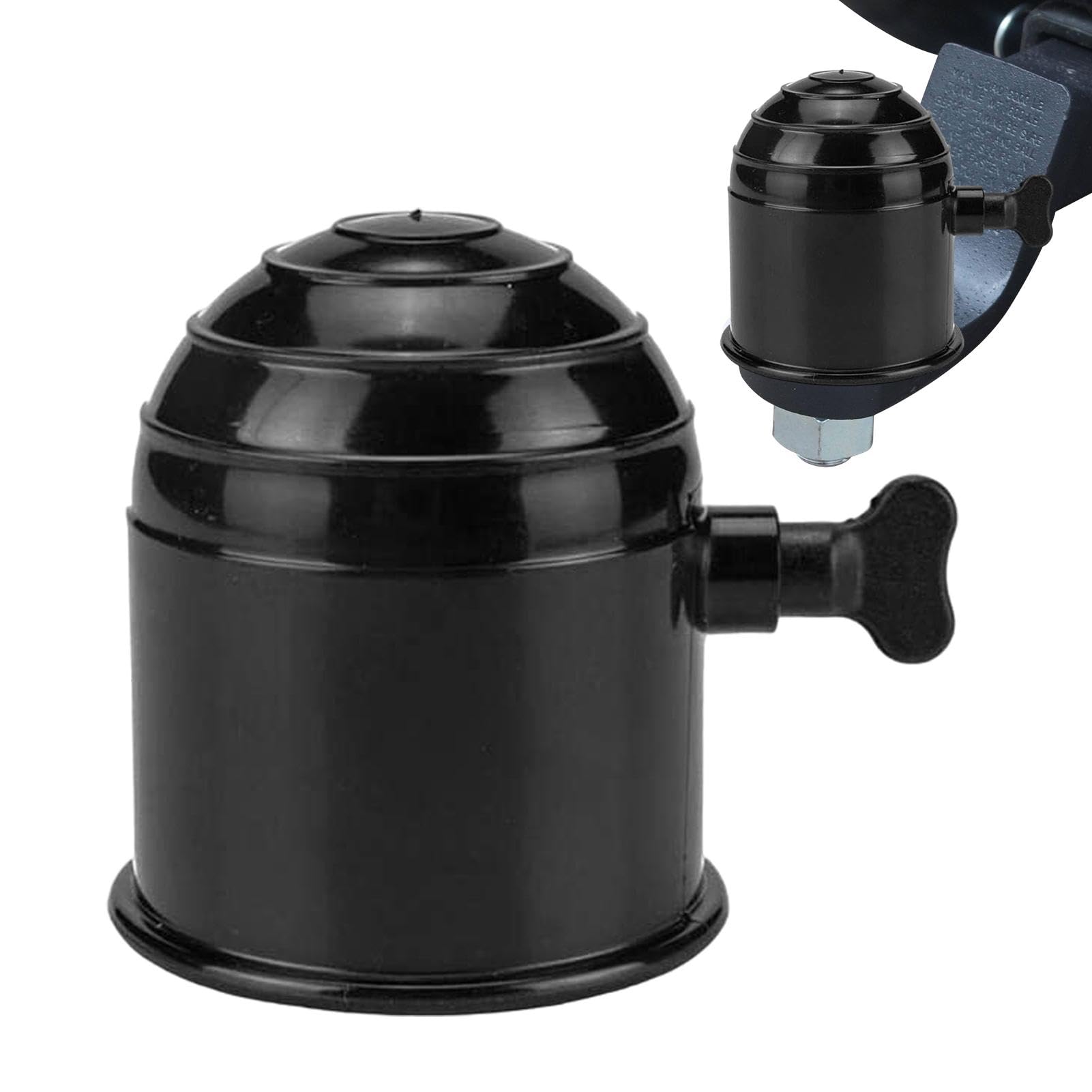 

Truck Hitch Cover,Hitch Receiver Cover | Tow Ball Cover with Knob Trailer Ball Head Please refer to the description чёрный