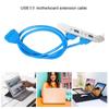 Motherboard USB3.0 Baffle Adapter Panel Expansion Bracket 5Gbps Data Cable to 20-Pin Header Cable