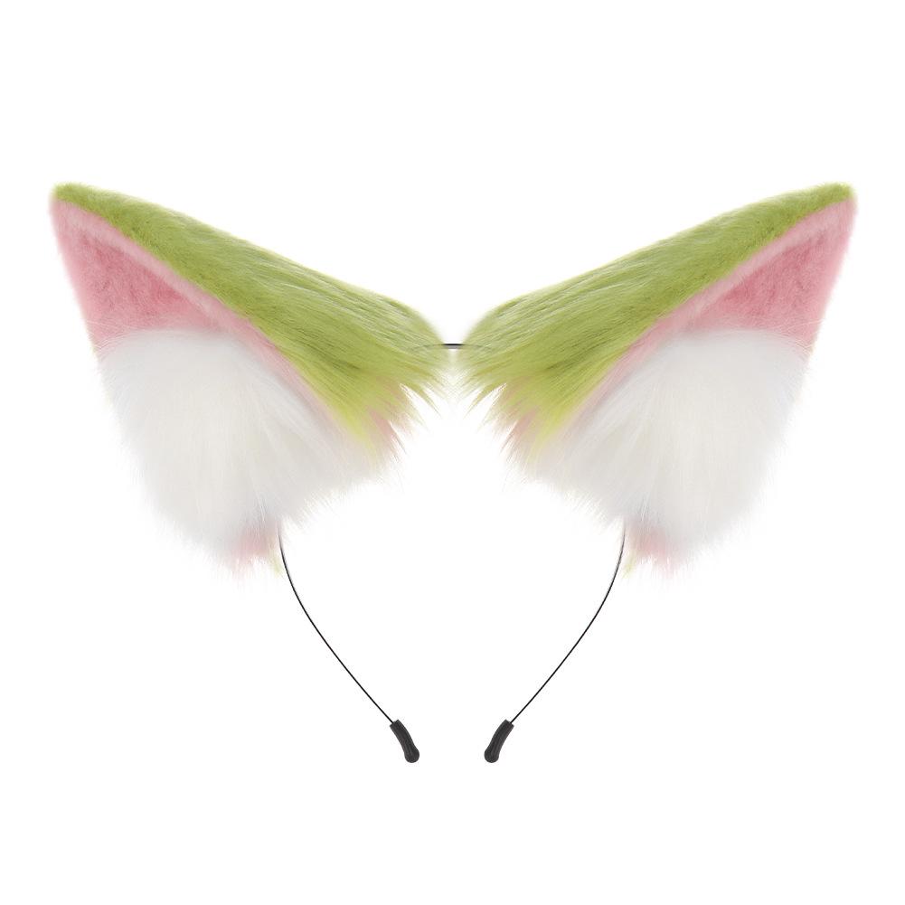 Halloween Cat Ears Fox Headband Cosplay Plush Hair Accessories