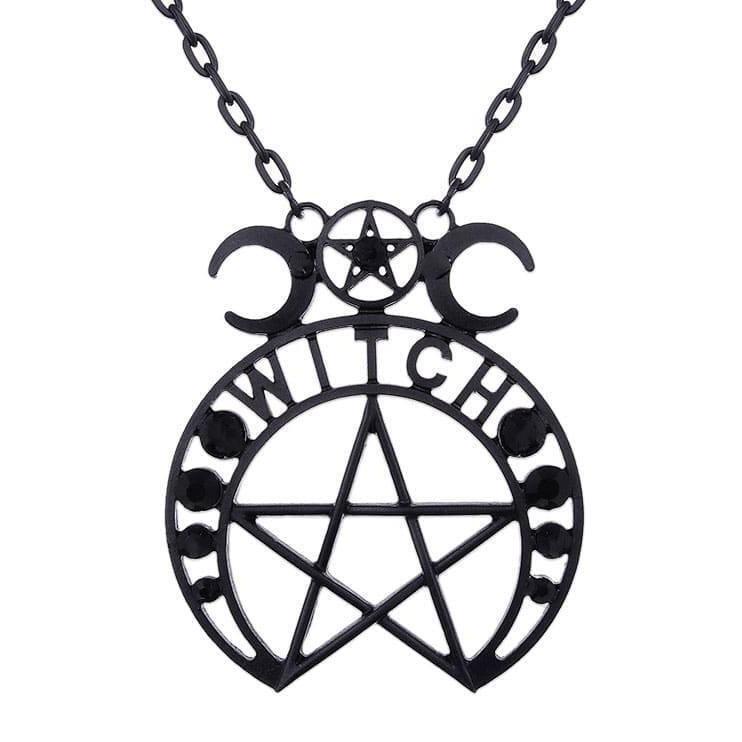 

Moon and Star Gothic Necklace - New Trend in Cross-Border Jewelry