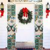 Front Door Decoration, 2pcs Set, Spring And Summer Flower Theme Element Porch Flag, Double Hanging, Indoor And Outdoor Party Supplies, Courtyard Decor