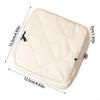 Cute Bow Design Sanitary Napkins Bag Zipper Closure Multipurpose Storage Pouch Compact & Portable Storage Bag