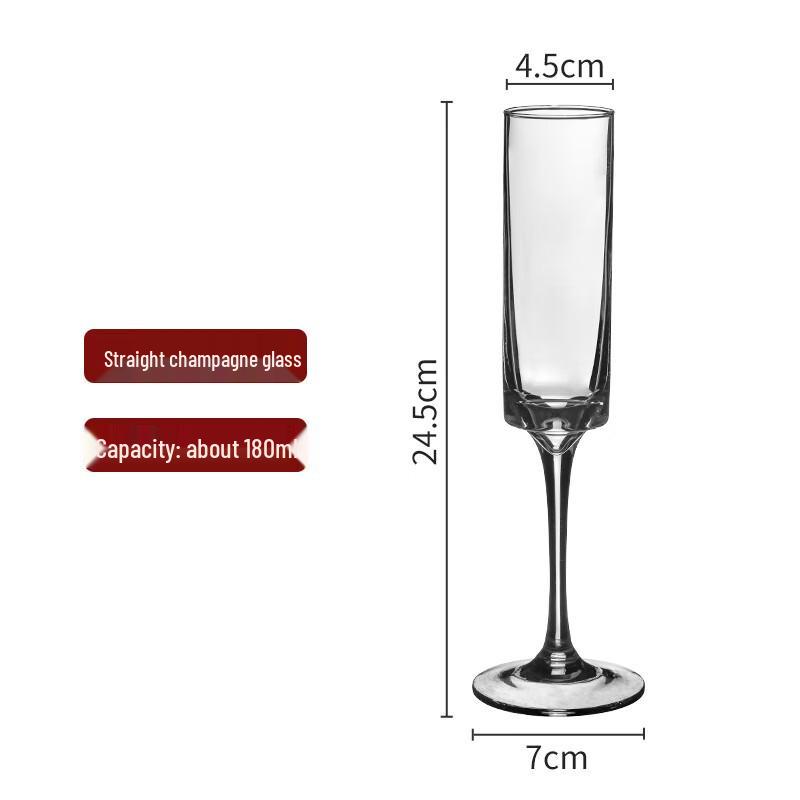 Crystal-Clear Glass Champagne & Cocktail Flute