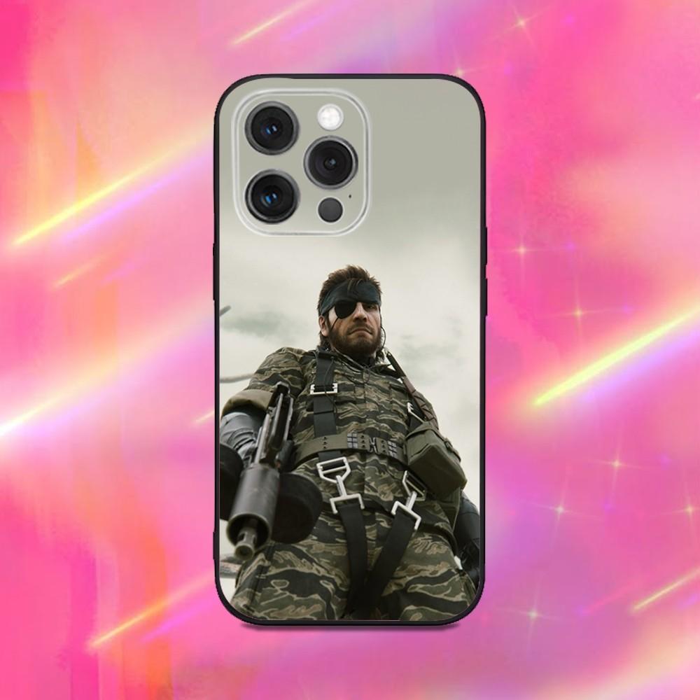 

Metal Gear Solid Phone Case For iPhone 16,15,14,13,12,11,Pro,Max,Plus,X,XS,XR,SE,8,7,Mini,Soft Silicone Black Case iPhone11