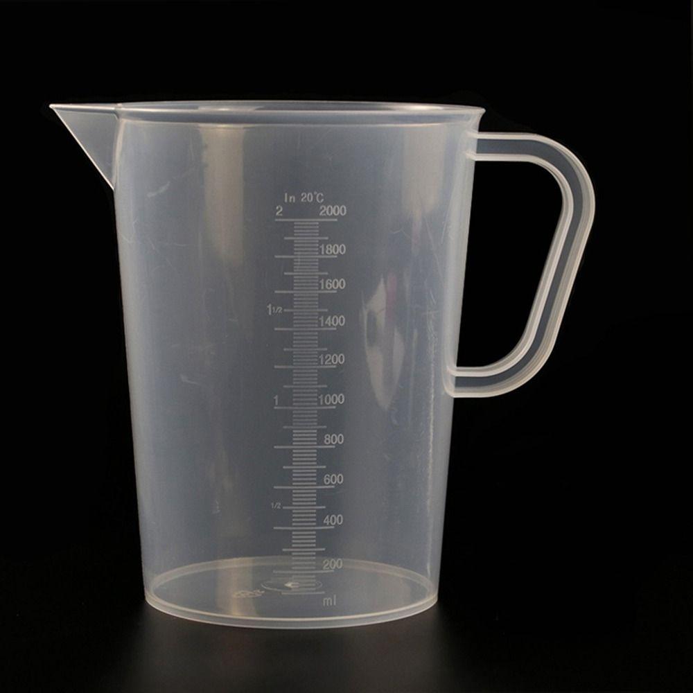 Autoclavable Polypropylene Plastic Pitcher Measuring Container with Handle  Resin, Epoxy