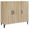 812504 vidaXL Buffet Sonoma Oak 90x34x80 Cm Engineered Wood