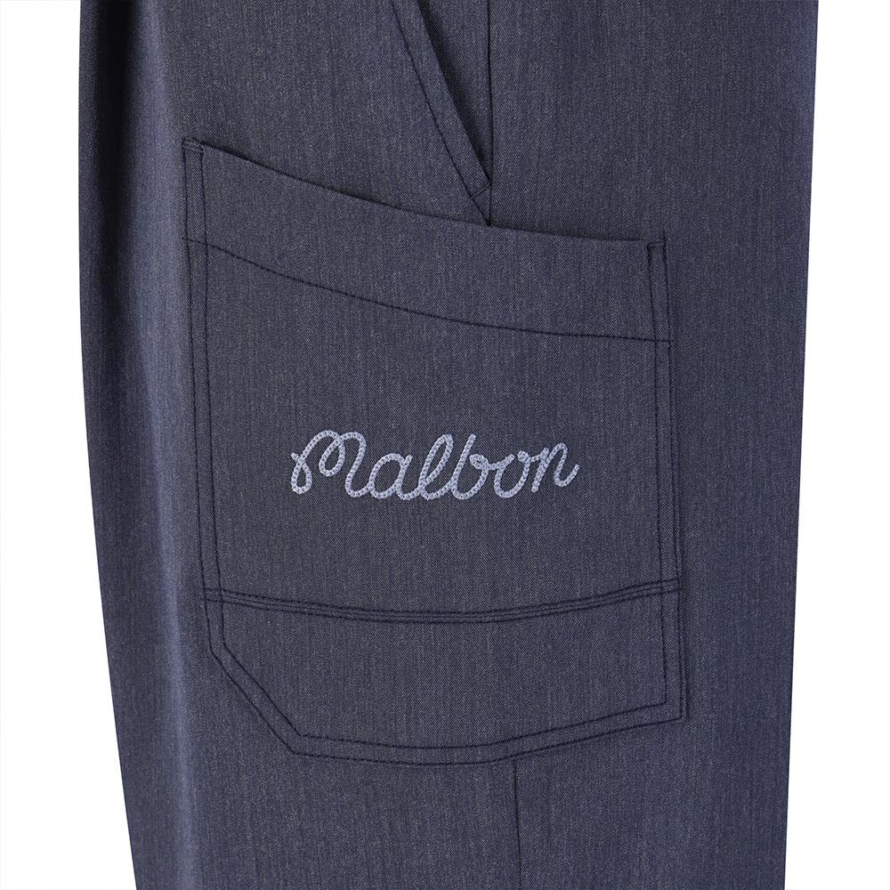 MALBON GOLF Shirt-Style Loose Fit Sleeveless Jumpsuit Navy (Woman)