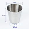 Polished 3070180320ml Stainless Steel Cup for Coffee Cola and Milk Suitable for For bar and Office Use Compact Design