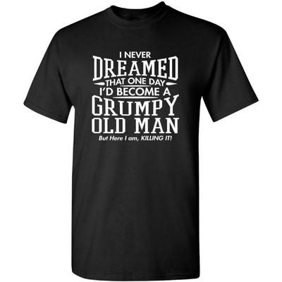 Eines Tages werde ich ein mürrischer alter Mann sein Herren Grafik Neuheit Sarkastisch Lustig T-Shirt