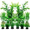 Aquarium-Landschaftsgestaltung Komplettes Set Künstliche Wasserpflanzen Dekoration Set Aquarium Plastik Falsche Algen