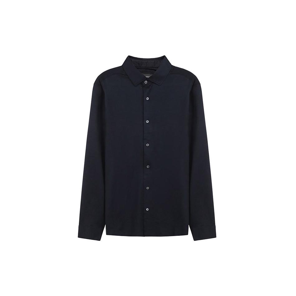 EMPORIO ARMANI Curved Hem Buttoned Shirt 8N1CG1-1JUVZ-0920