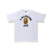 T-shirt a maniche corte con stampa di scimmia a cartoni animati per adolescenti, abbigliamento casual