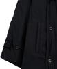 Noirer Padded Wrap Trench Coat (Black)