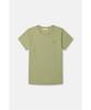 Koolongseupocheu Women'S Moss Dry Basic Round Neck Short Sleeve T-Shirt Jktcm26302Mos