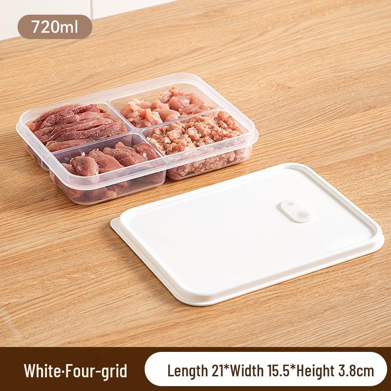 Refrigerator Frozen Meat Storage Box - Airtight Meal Prep & Freshness Container