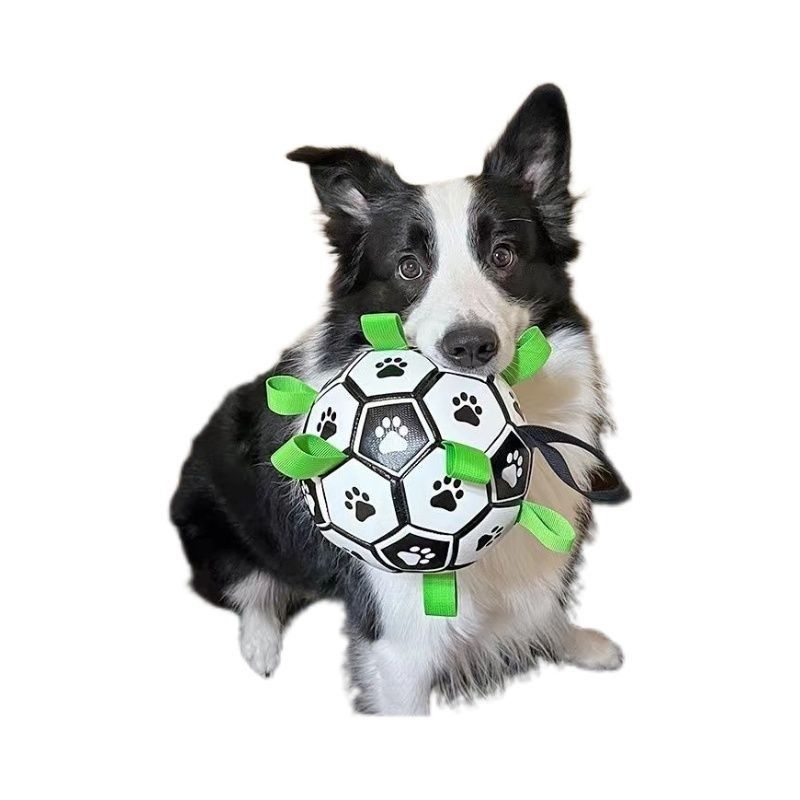 Small Dog Toy Dog Boredom-relieving Football Corgi Small and Large Dog Interactive Pet Ball