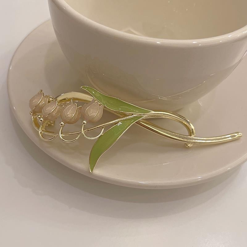 Elegantné kovové tyčinky do vlasov s tulipánmi, kvetinové sponky do vlasov s konvalinkami, vlásenky, zvončekový orchideový kvet, čínske šperky do vlasov