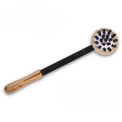 Holz Doppelseitiger Massage Klopfer Stressabbau Massage Hammer Stick Klopf Kratzer Körpermassage Entspannungswerkzeug