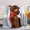 1Pc Alien Earth Print Flannel Blanket, High Quality Comfortable for All Seasons, Home Decor, Warmth and Comfort, Perfect for Christmas Gifts