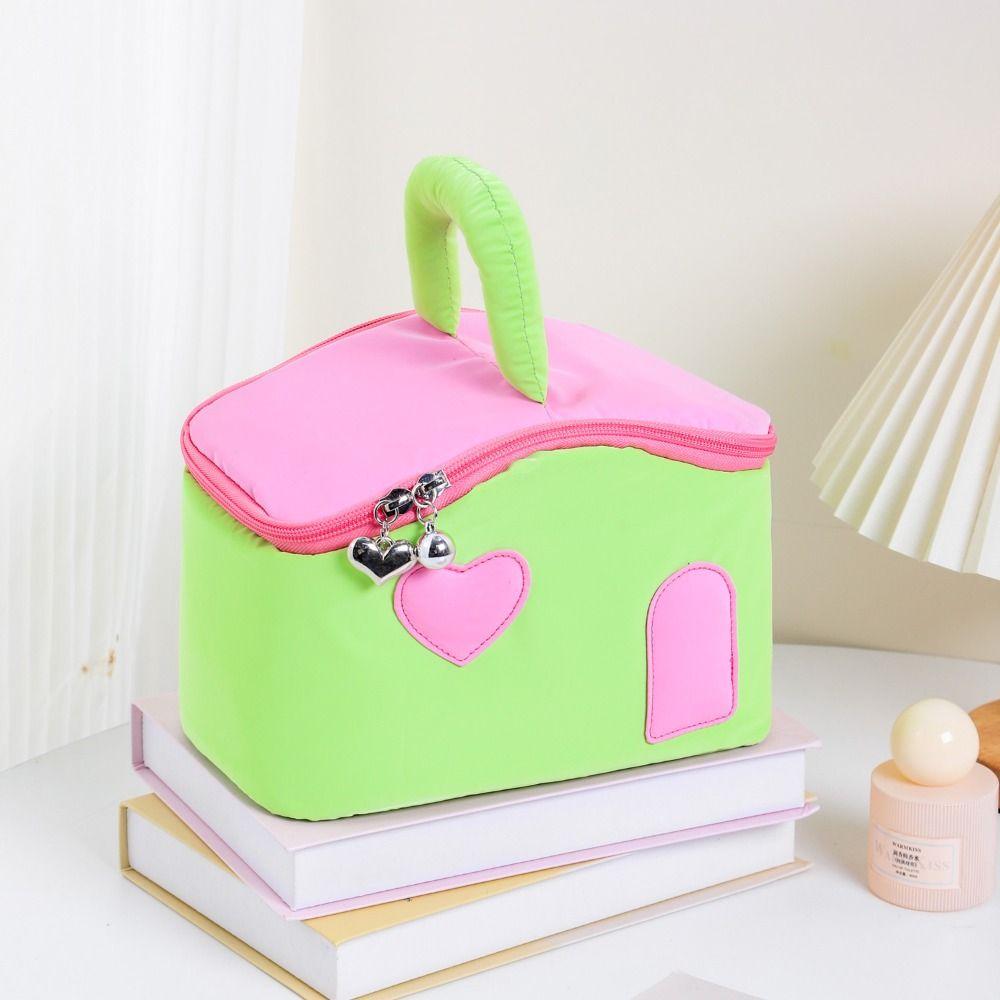 Korean Style Cosmetic Storage Bags Large Capacity Travel Wash Handbag Cartoon Makeup Bags  Camping