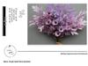 10-Piece Purple Floral Artificial Flower Set for Wedding and Aisle Decor