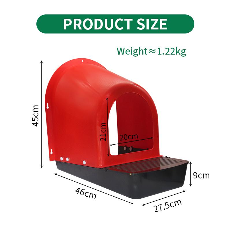 Hühner-Nistkasten zum Eierlegen Eierlegekasten für Hühner Robuste Geflügelstall-Zubehör Geflügelstall-Zubehör für Hühner