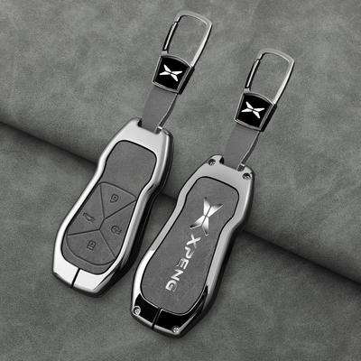 Legierung+Leder Auto Schlüsselanhänger Hülle Schale Für Xpeng Xiaopeng p7 p7i p5 g3 g3i g9 g6 22-23 Halter Innen Schlüsselanhänger Zubehör