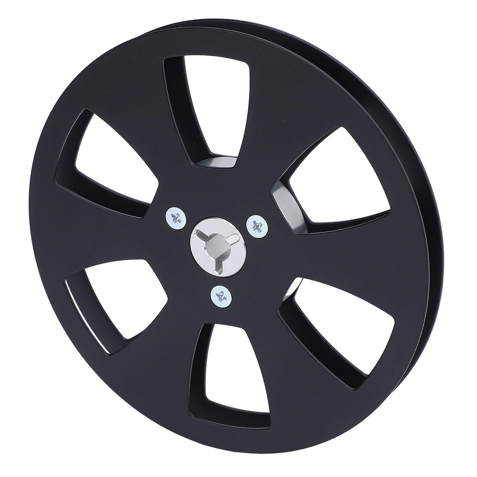 

14 5-дюймовая пустая катушка для ленты Звукозапись 6 отверстий Алюминиевый сплав для ReVox Запчасти для открывающего механизма Синий чёрный