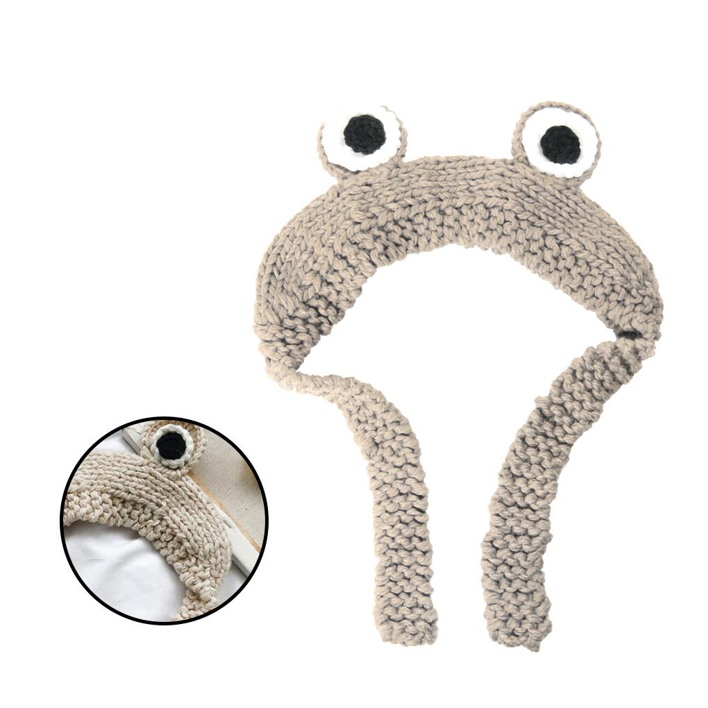 

Winter Warm Knitted Hat Cartoon Design Adorable Cap Women Warm-keeping Hip Hop Hat Head Accessory