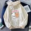 Panda Print Hooded Sweatshirt - Unisex Korean Style Casual Top for Autumn/Winter