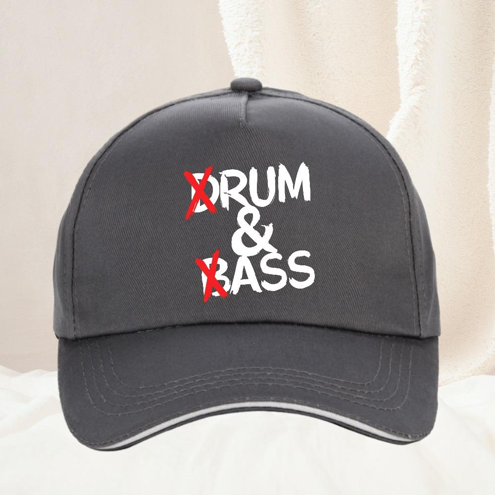 Unisex Women Drum And Bass Trucker Cap Unisex Visors Baseball Caps Polyester Rum And Ass Hats Sun Hat Breathable Sun Caps