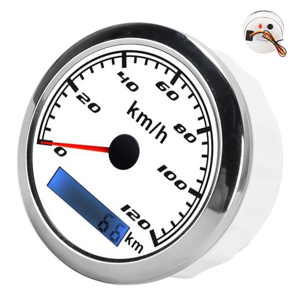 GPS meter Pointer Odometer 0120KM/H 0  KM IP67 932VDC   for Car Truck Boats
