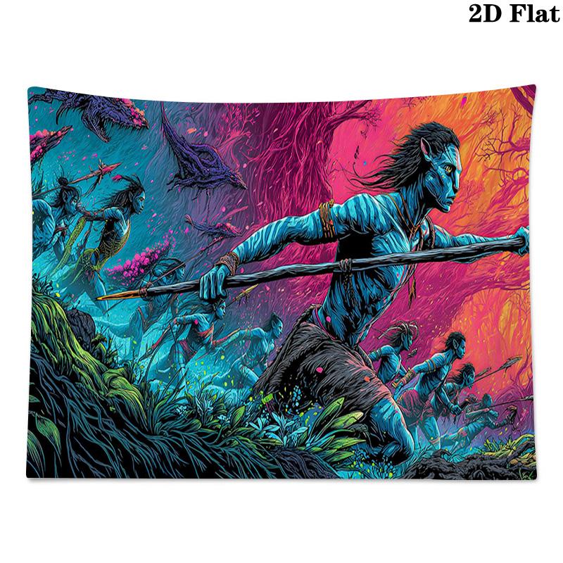 Avatar Wall Tapestry Aesthetic Wall Hanging Printed Fabric Blanket Decorative Tapestries for Bedroom Living Room Home Decor