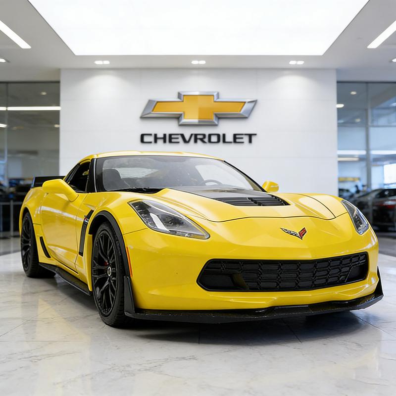 WELLY 1:24 Chevrolet Corvette Z06 2017 Alloy Car Diecasts & Toy Vehicles Car Model Miniature Scale Model Car Toy For Children