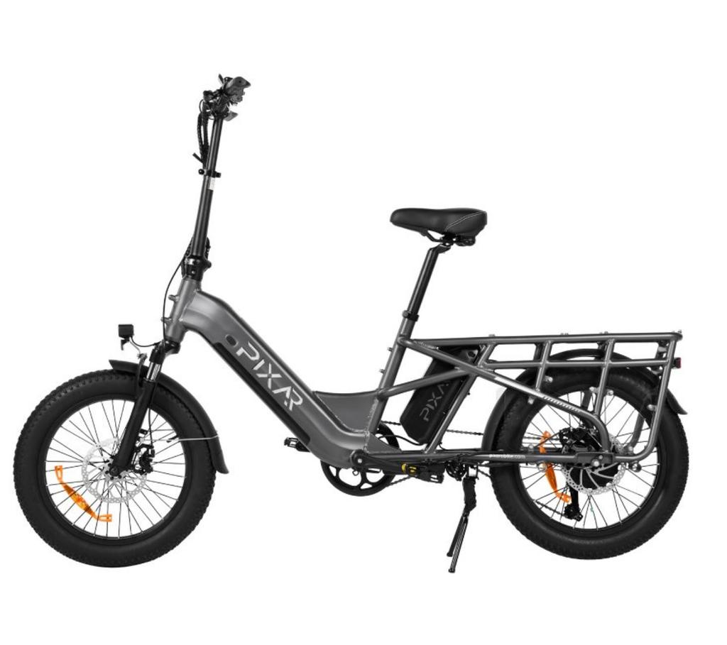 PIXAR Plus-20.4AH  Folding Commuting Electric Bicycle 48V20.4Ah Battery 500W Motor 20 Inch Fat Tires Urban Commuting E-Bike For Unisex
