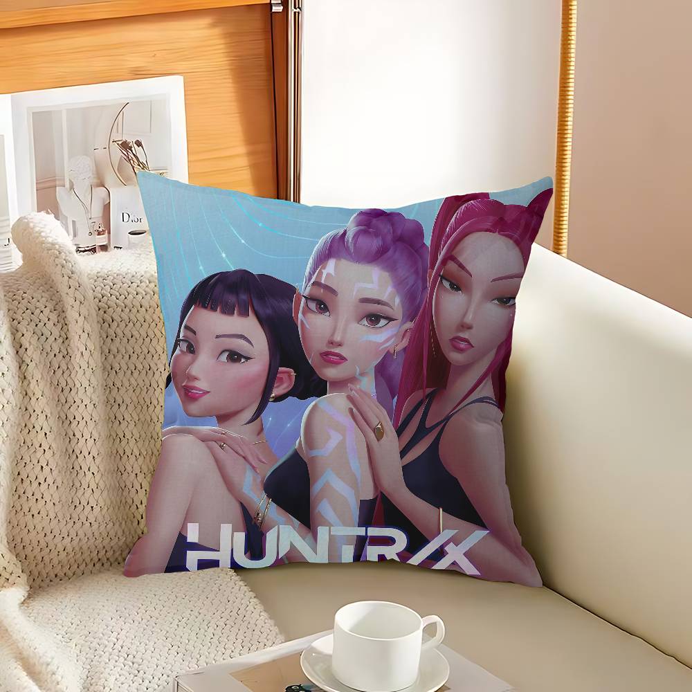 Anime Kpop D-Demon Hunters Pillow Anime Pillow Sofa Bed Head Pillow Cover Cushion Cover 45X45 Cm Fashion