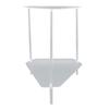 Acrylic End Table 2 Tier Corner Side Table Small Corner Table for Living Room Bedroom Balcony Easy