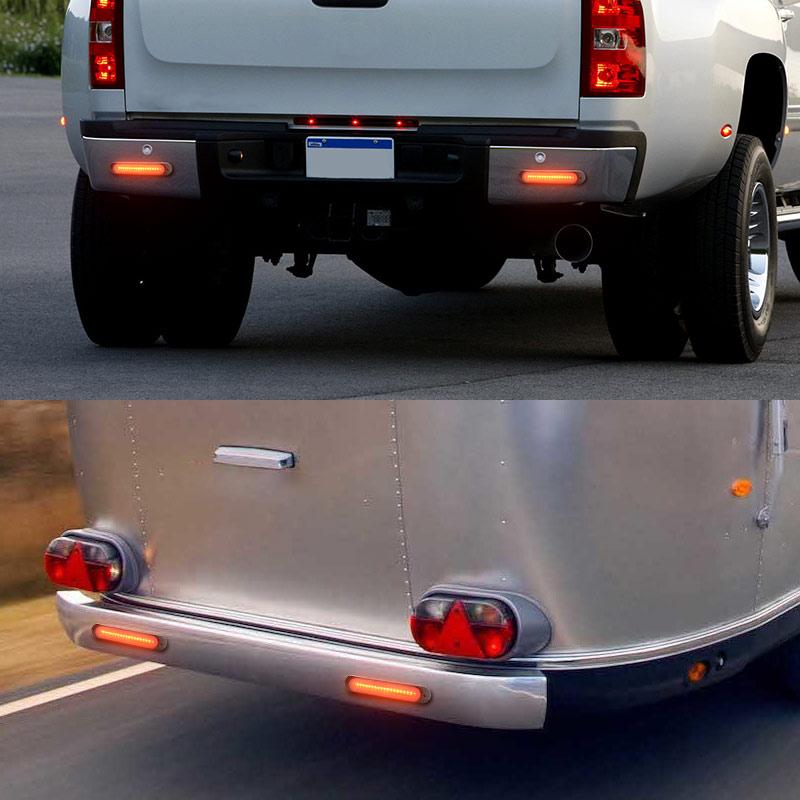 68 led Tail Light 3 in 1 LED Brake Stop Light DRL Rear Turn Signal Lamp Warning Lamp For Truck Trailer RV ATV UTV SUV 12V 24V